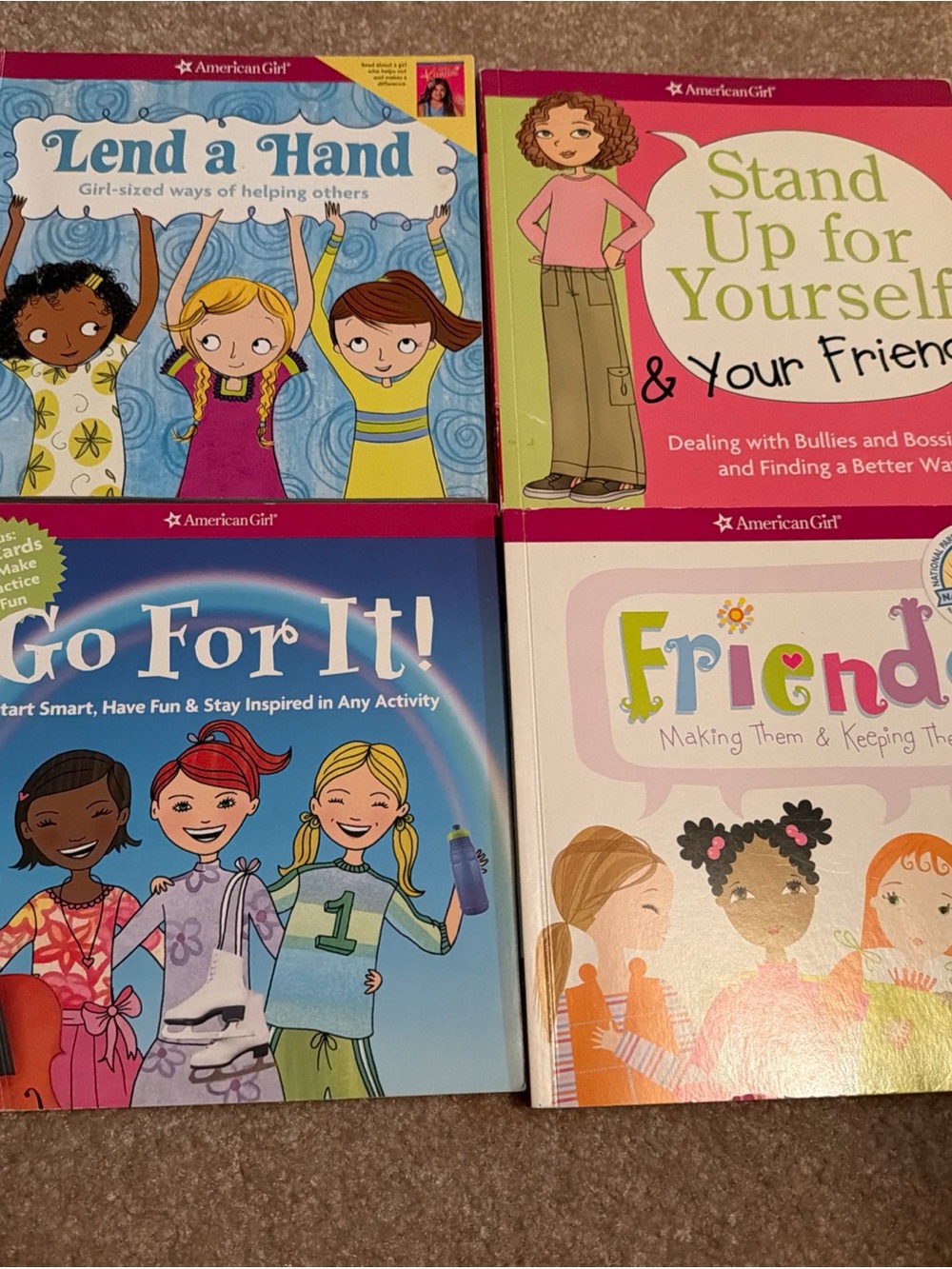 Lot of 4 American Girl Paperback Book Be Your Best Series
